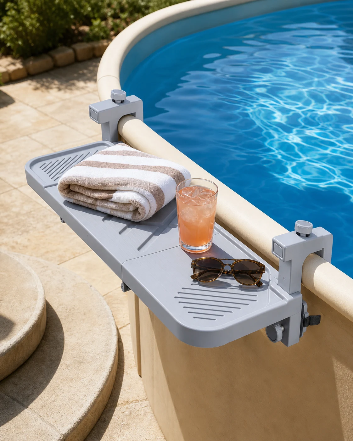 Clip-On Pool Bar